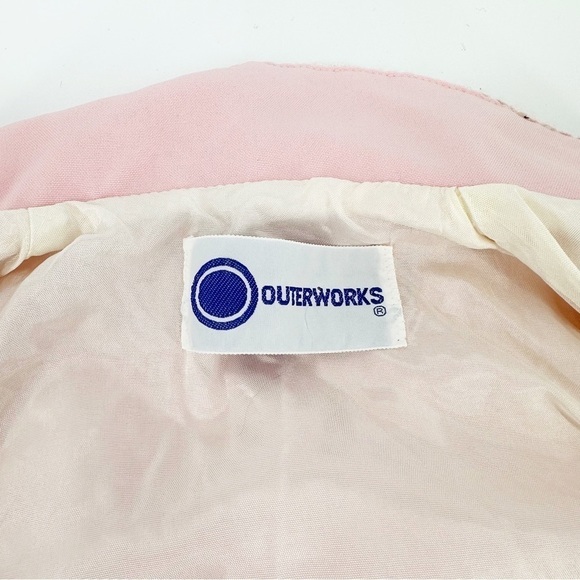 Vintage 70s/80s Toddler Girl Pink Spring Jacket by Outerworks Size 18 Months - Picture 5 of 7